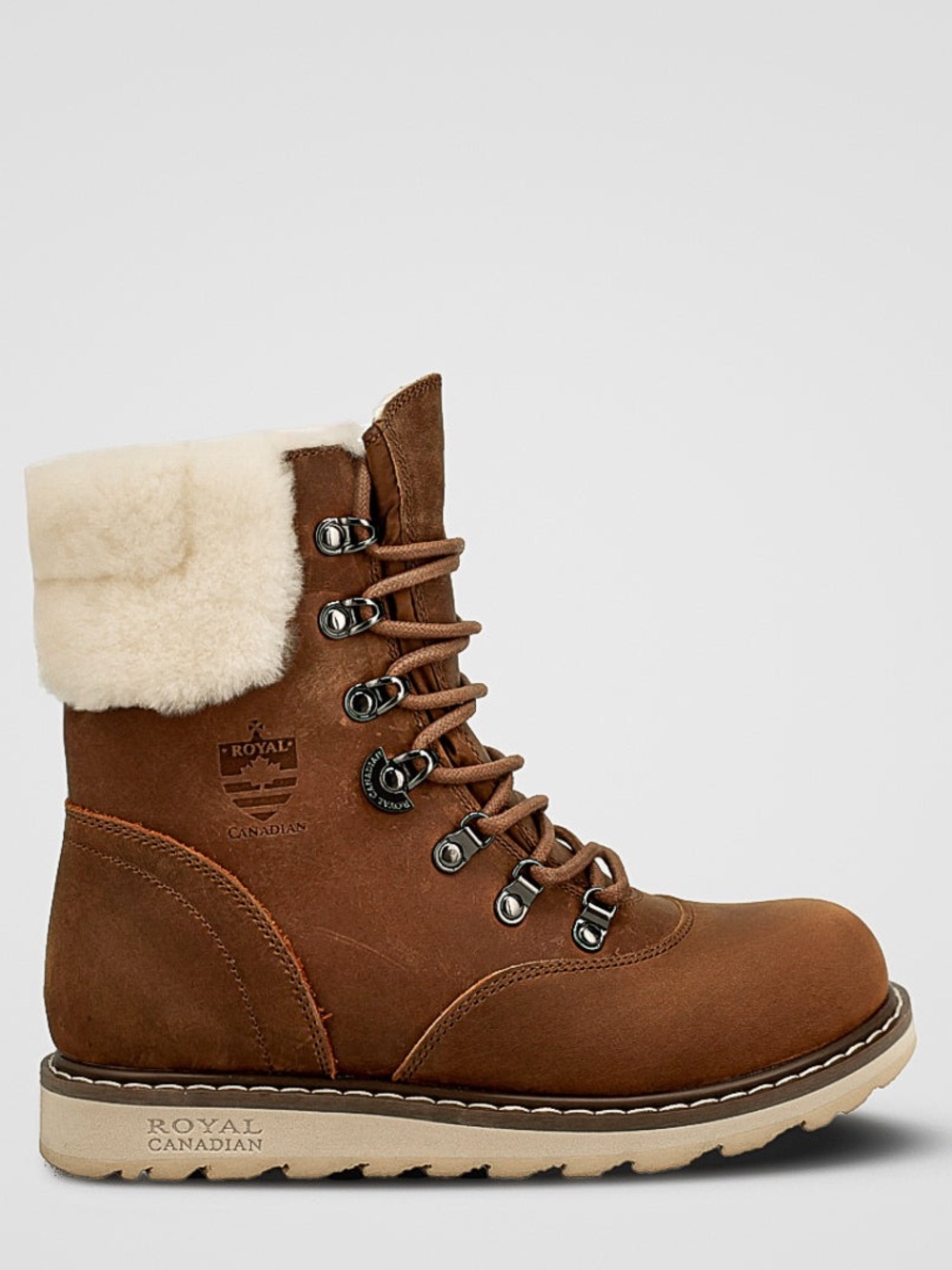 Royal CND waterproof leather Shearling Winter Boot